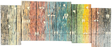 Respite — original mixed media meditation canvas by Rashmi Malhan