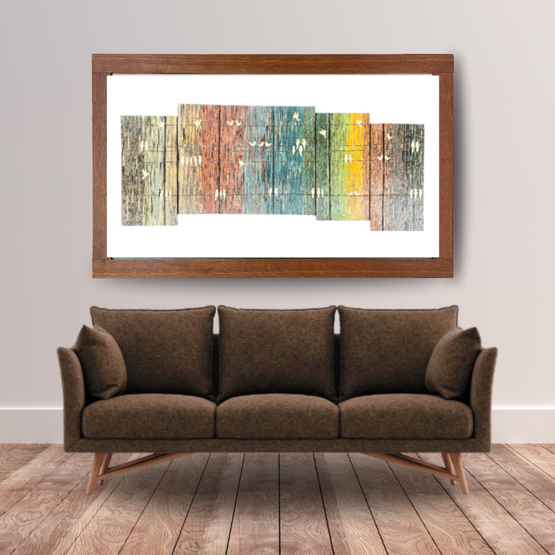 Respite — original mixed media meditation canvas by Rashmi Malhan