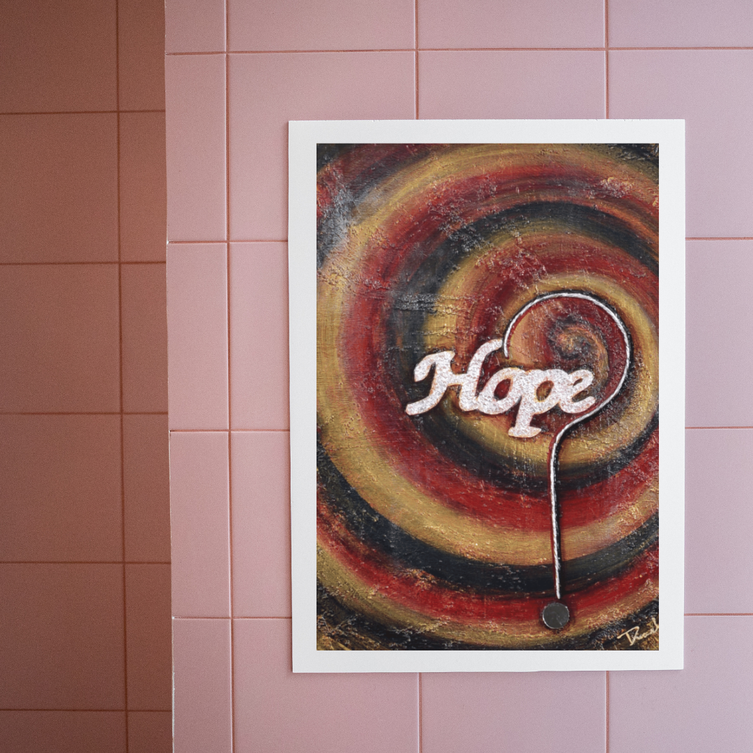 Hope — original mixed media inspirational canvas by Rashmi Malhan