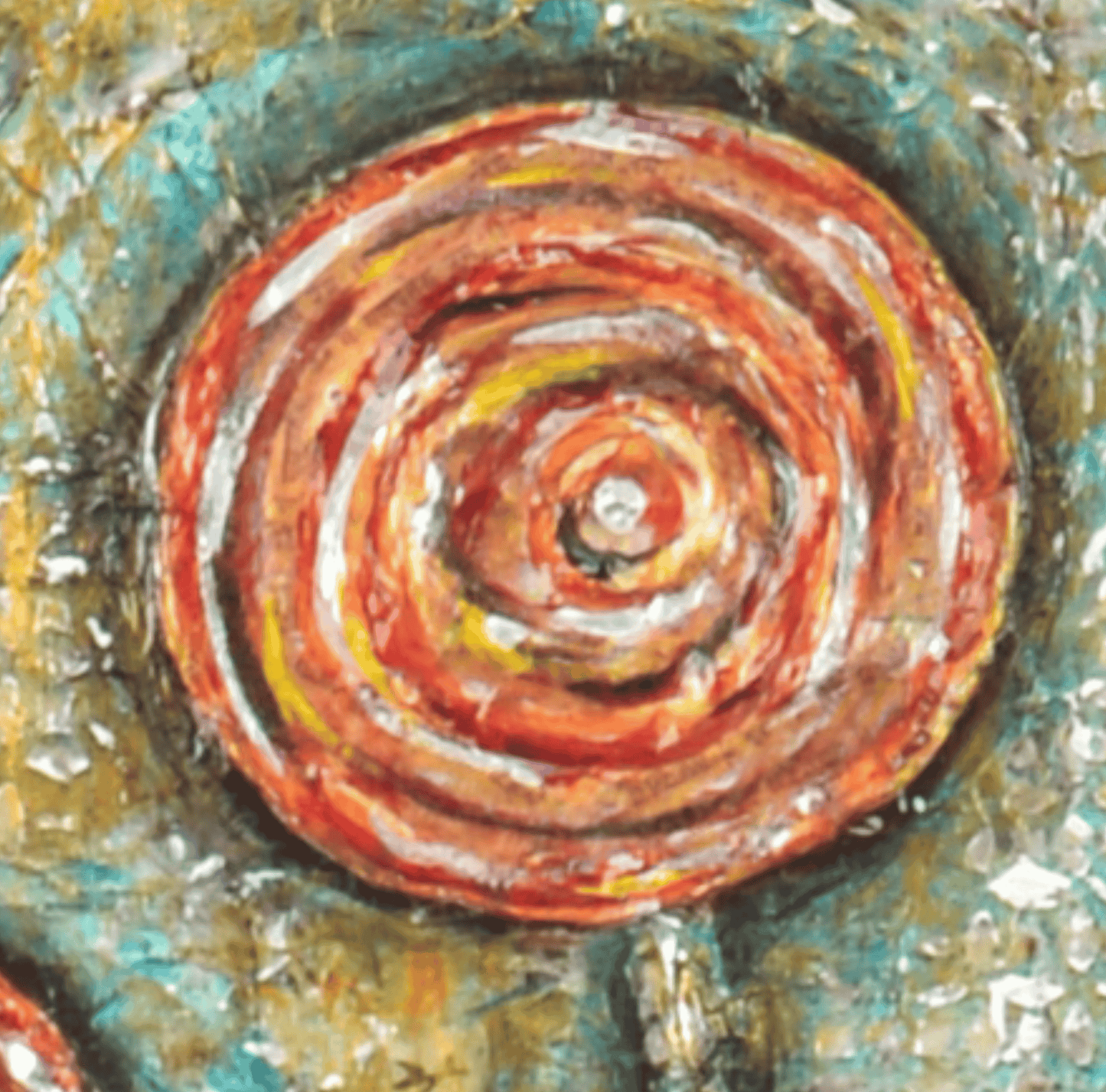 Meditation — original mixed media mindfulness canvas by Rashmi Malhan