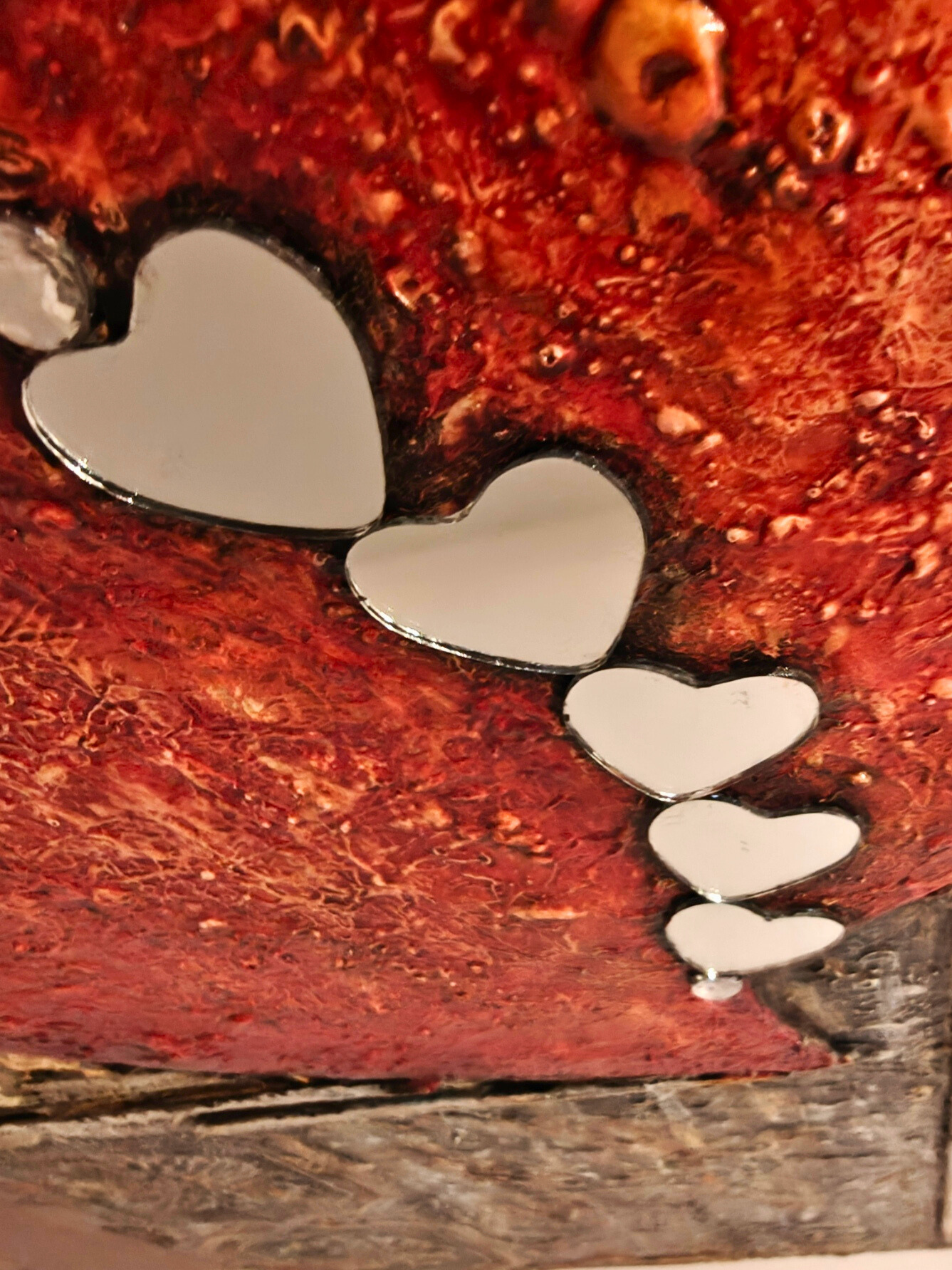 Love Lasts — original mixed media love and connection canvas by Rashmi Malhan