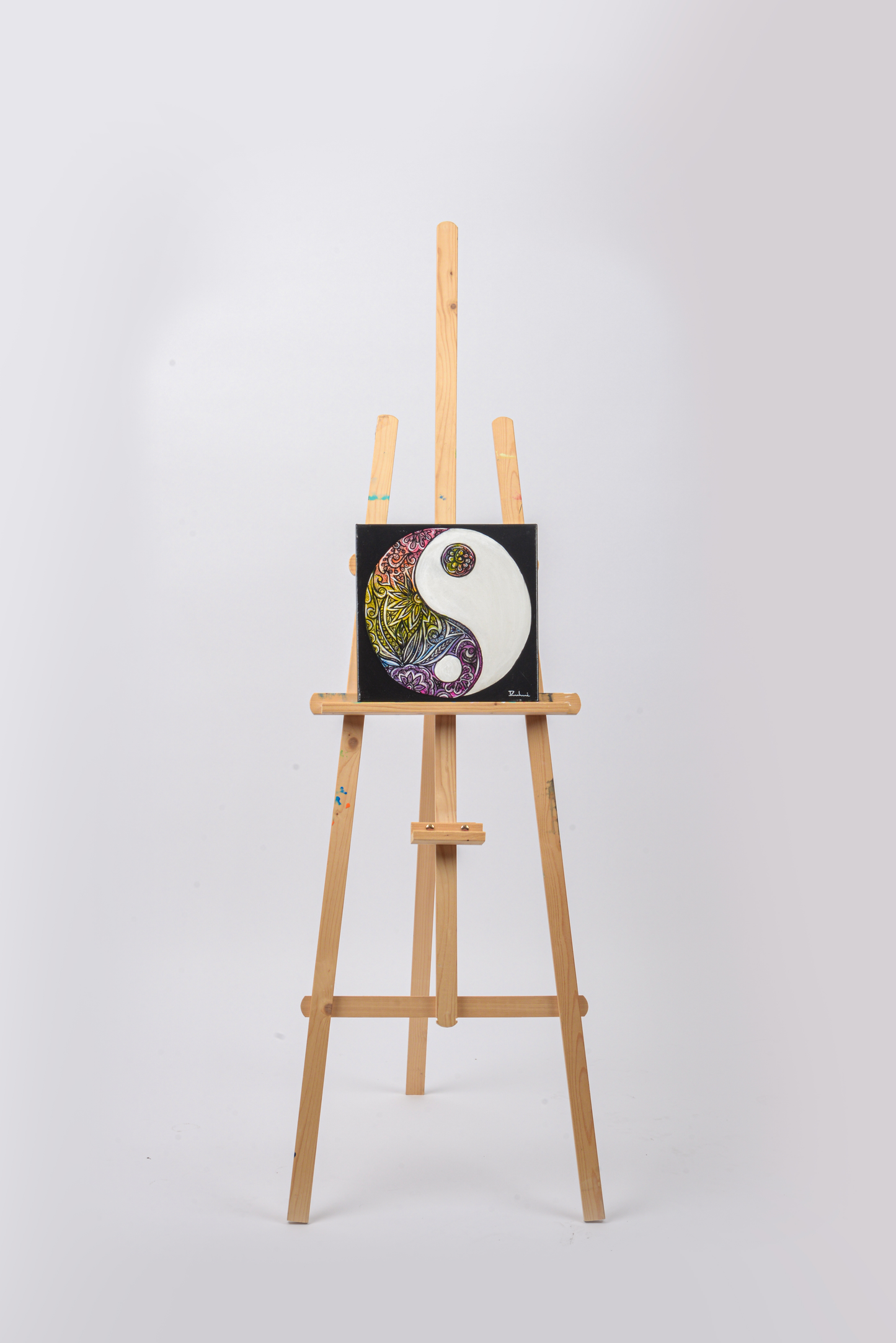 Harmony In Bloom — original mixed media nature-inspired canvas by Rashmi Malhan