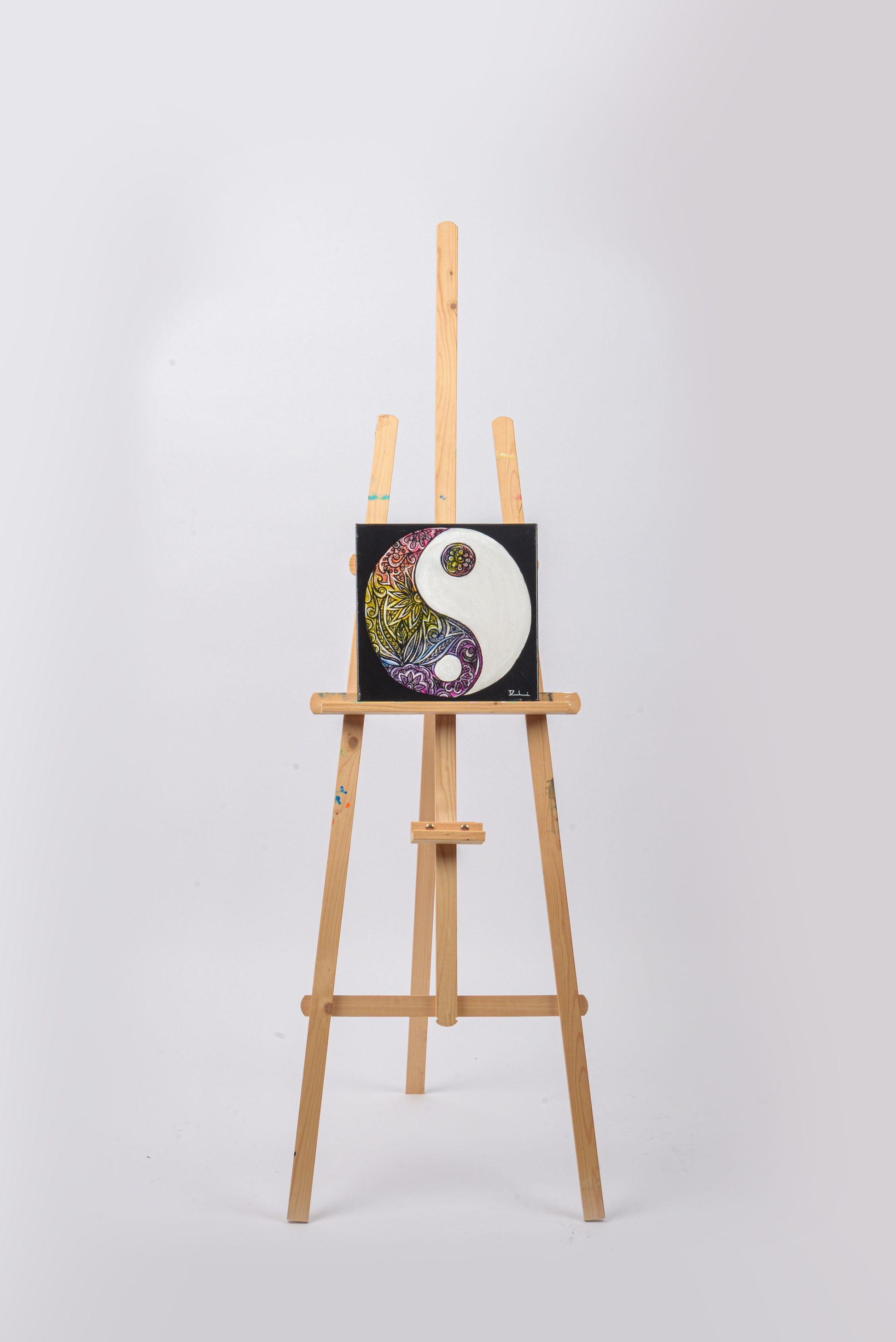 Harmony In Bloom — original mixed media nature-inspired canvas by Rashmi Malhan