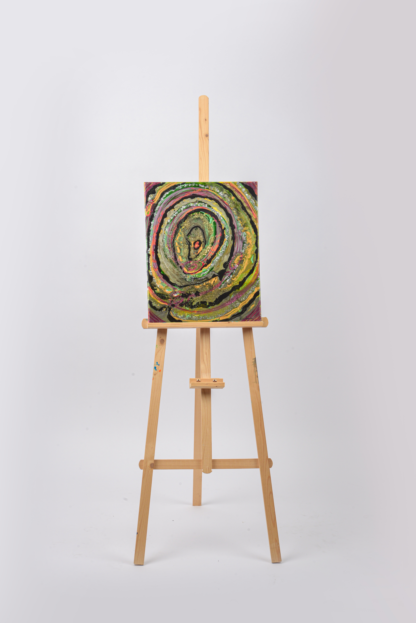 Inner Jewel — original mixed media spiritual canvas by Rashmi Malhan