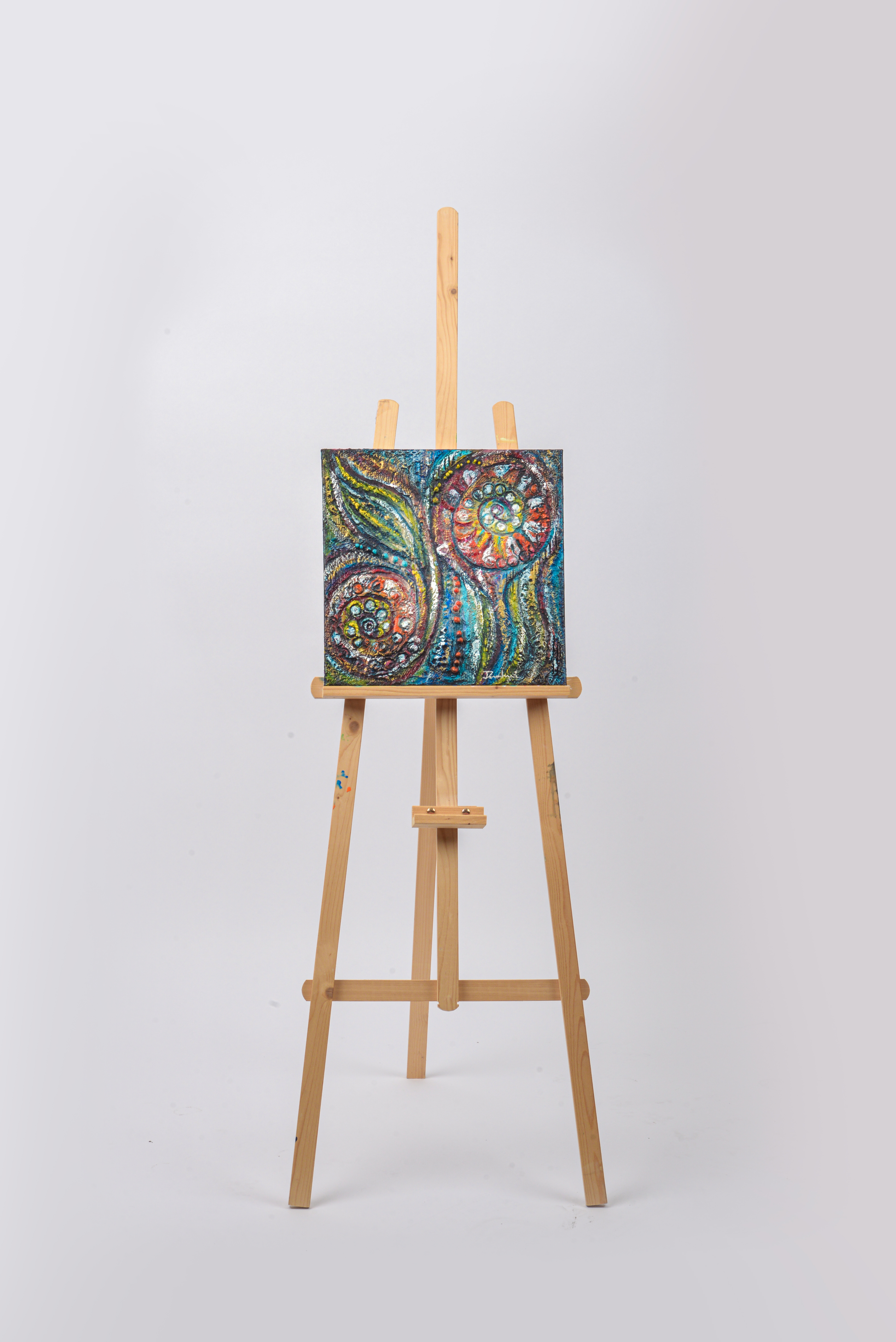 Renewal — original mixed media nature-inspired canvas by Rashmi Malhan
