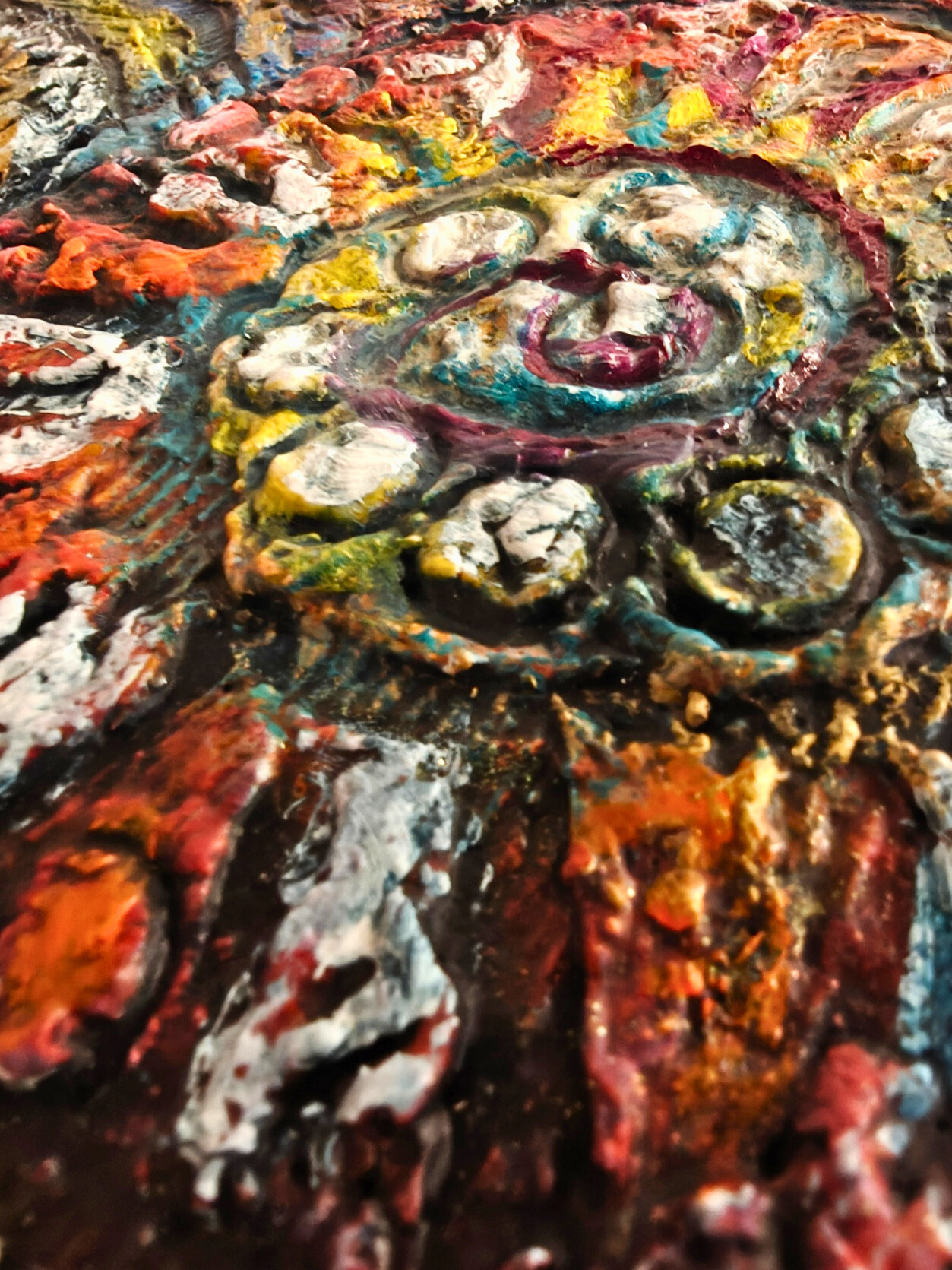 Renewal — original mixed media nature-inspired canvas by Rashmi Malhan