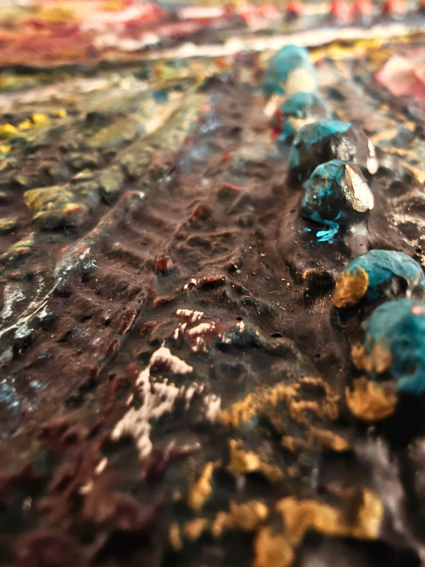 Renewal — original mixed media nature-inspired canvas by Rashmi Malhan