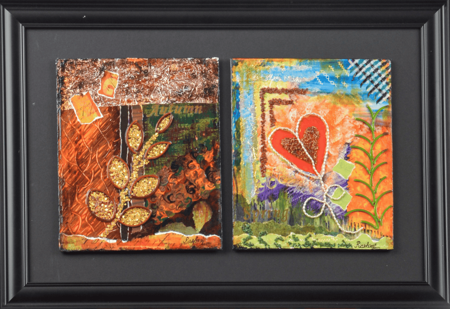 Seasonality — original mixed media nature-inspired canvas by Rashmi Malhan
