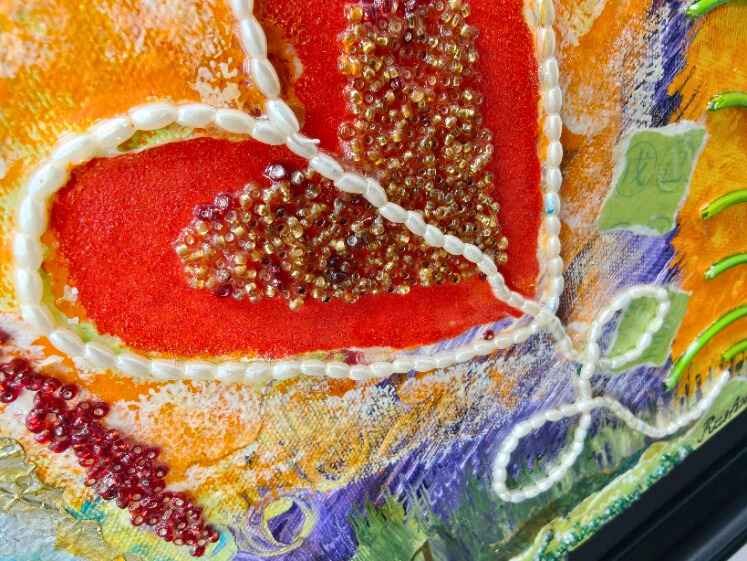 Seasonality — original mixed media nature-inspired canvas by Rashmi Malhan