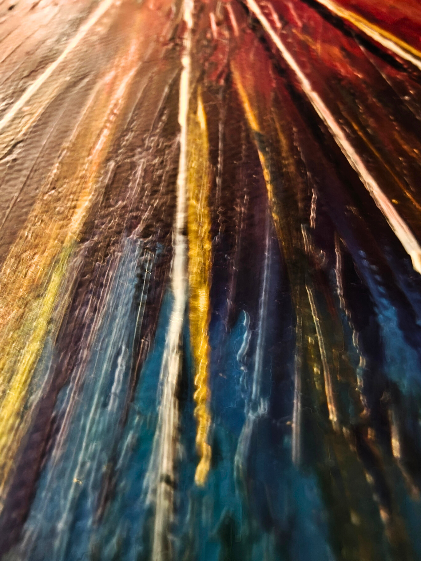 Breathe — original mixed media mindfulness canvas by Rashmi Malhan