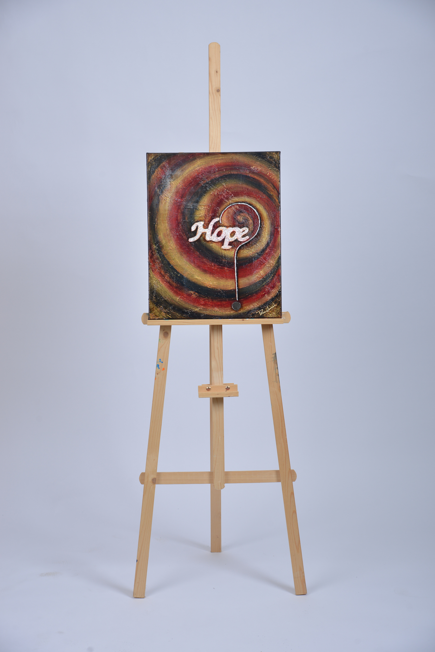 Hope — original mixed media inspirational canvas by Rashmi Malhan