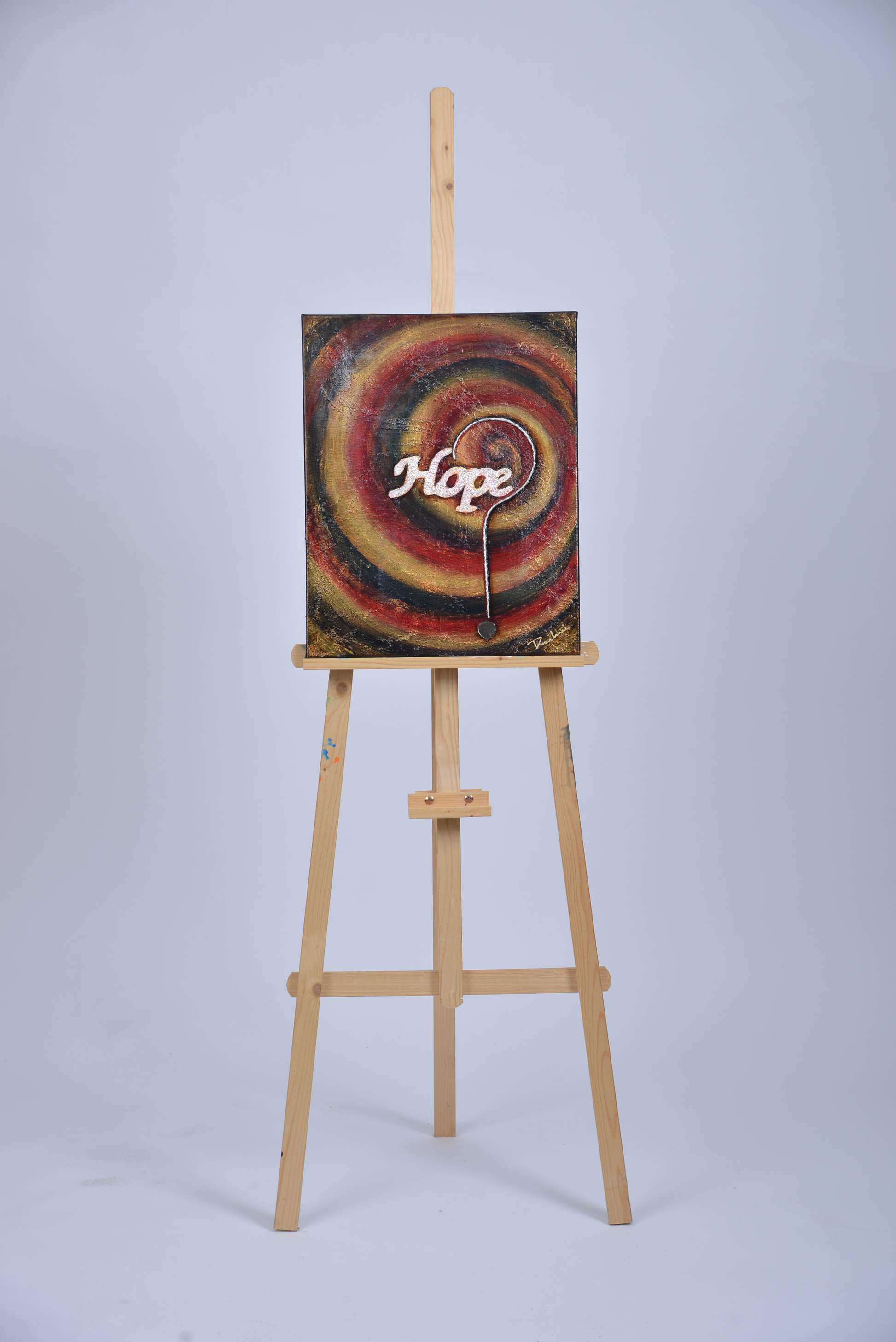 Hope — original mixed media inspirational canvas by Rashmi Malhan