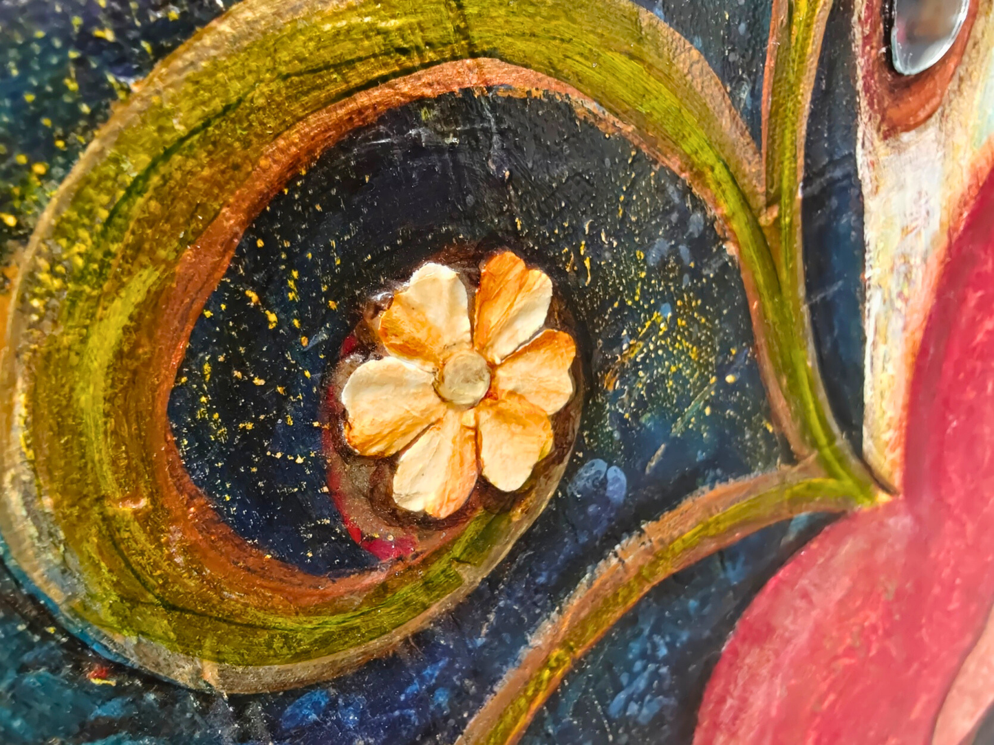 Love Grows — original mixed media love and connection canvas by Rashmi Malhan