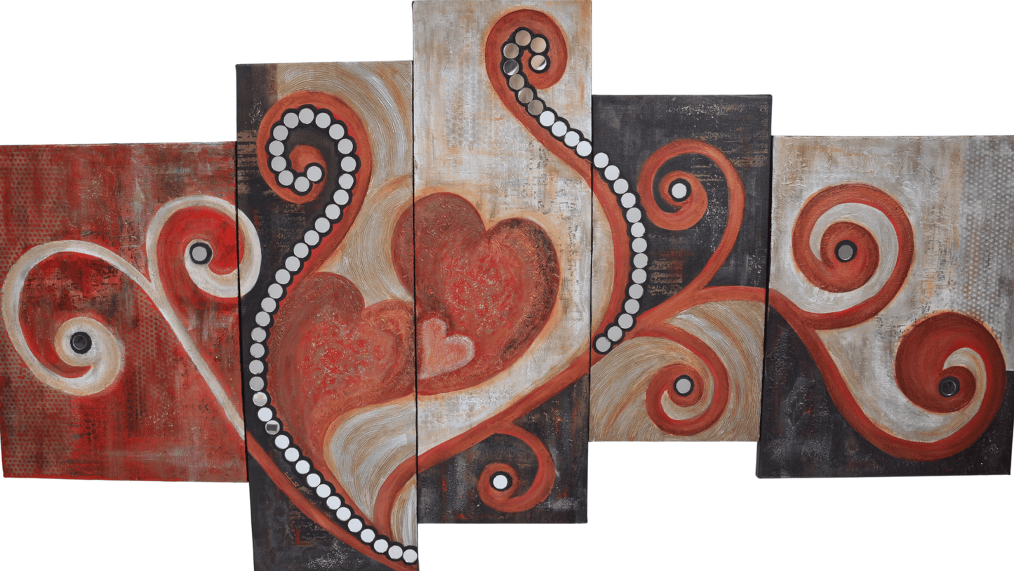 Grateful — original mixed media inspirational canvas by Rashmi Malhan