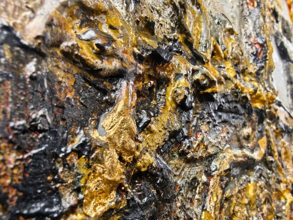 Rooted Kinship — original mixed media love and connection canvas by Rashmi Malhan