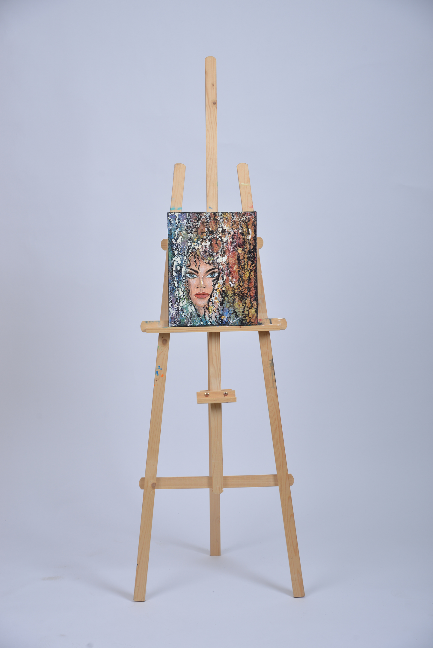 Fragmented — original mixed media contemporary canvas by Rashmi Malhan