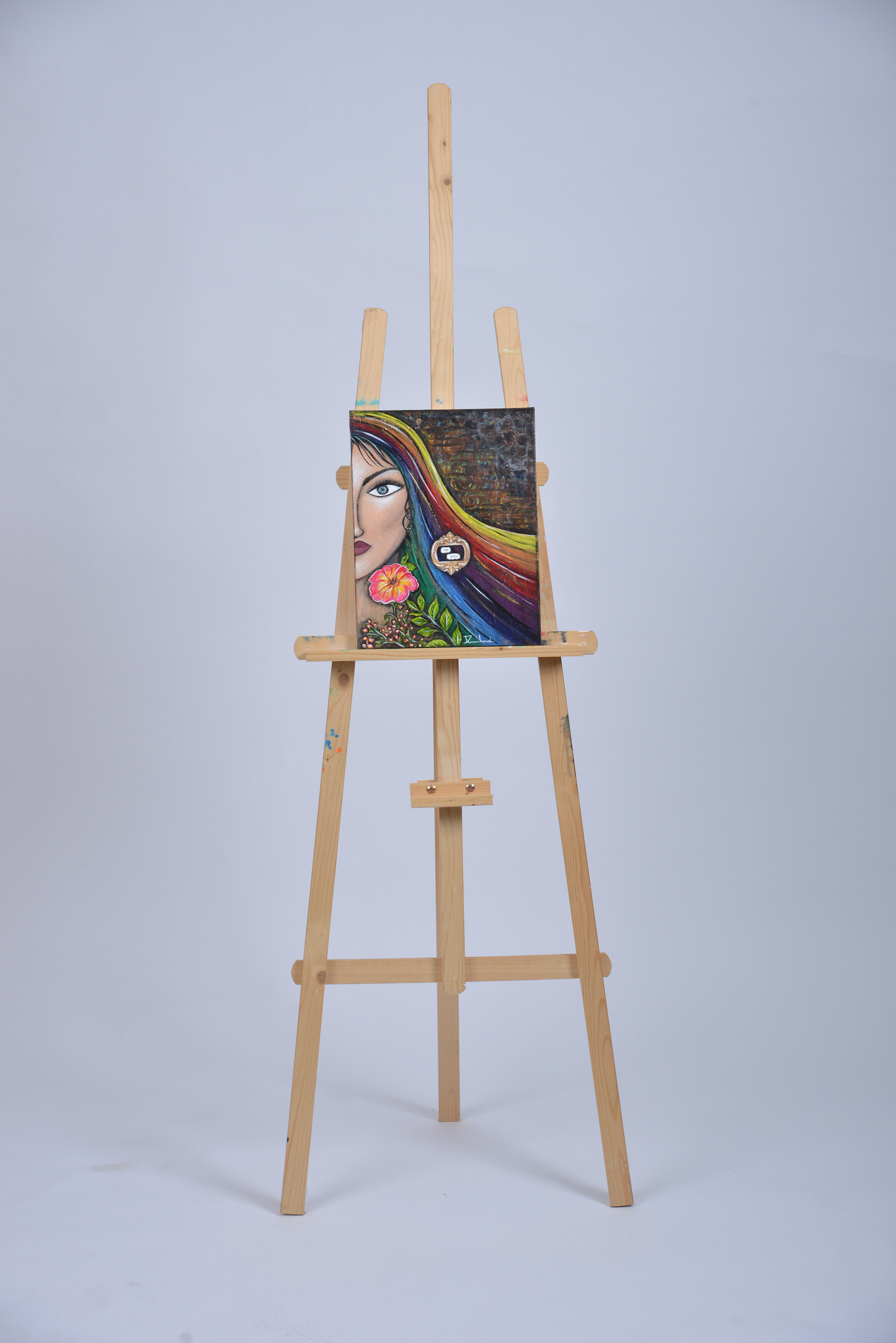 Luminance — original mixed media spiritual canvas by Rashmi Malhan
