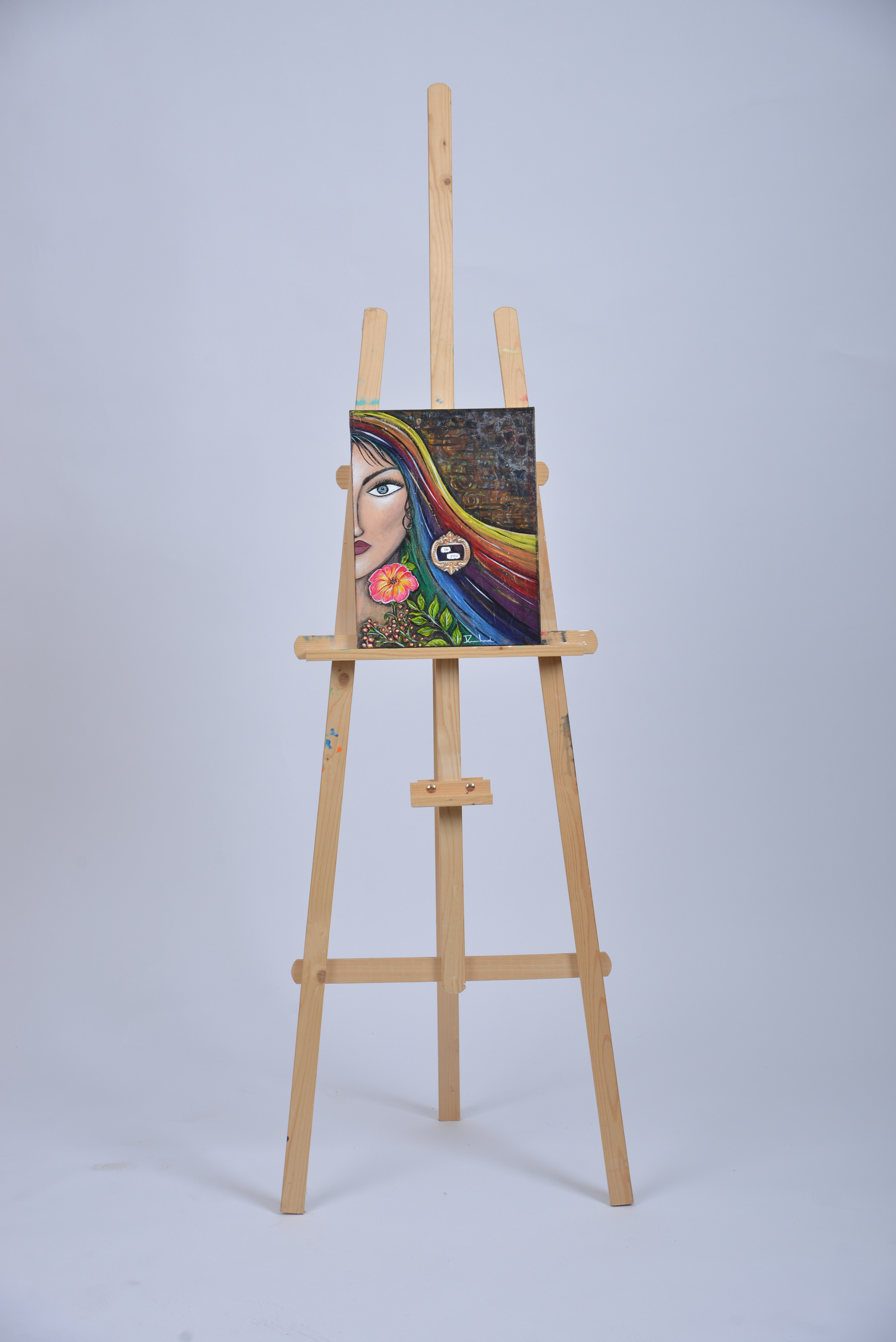 Luminance — original mixed media spiritual canvas by Rashmi Malhan