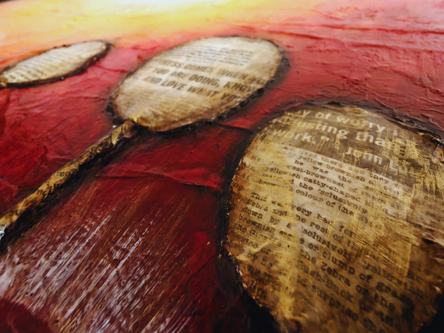 Wisdom — original mixed media spiritual canvas by Rashmi Malhan