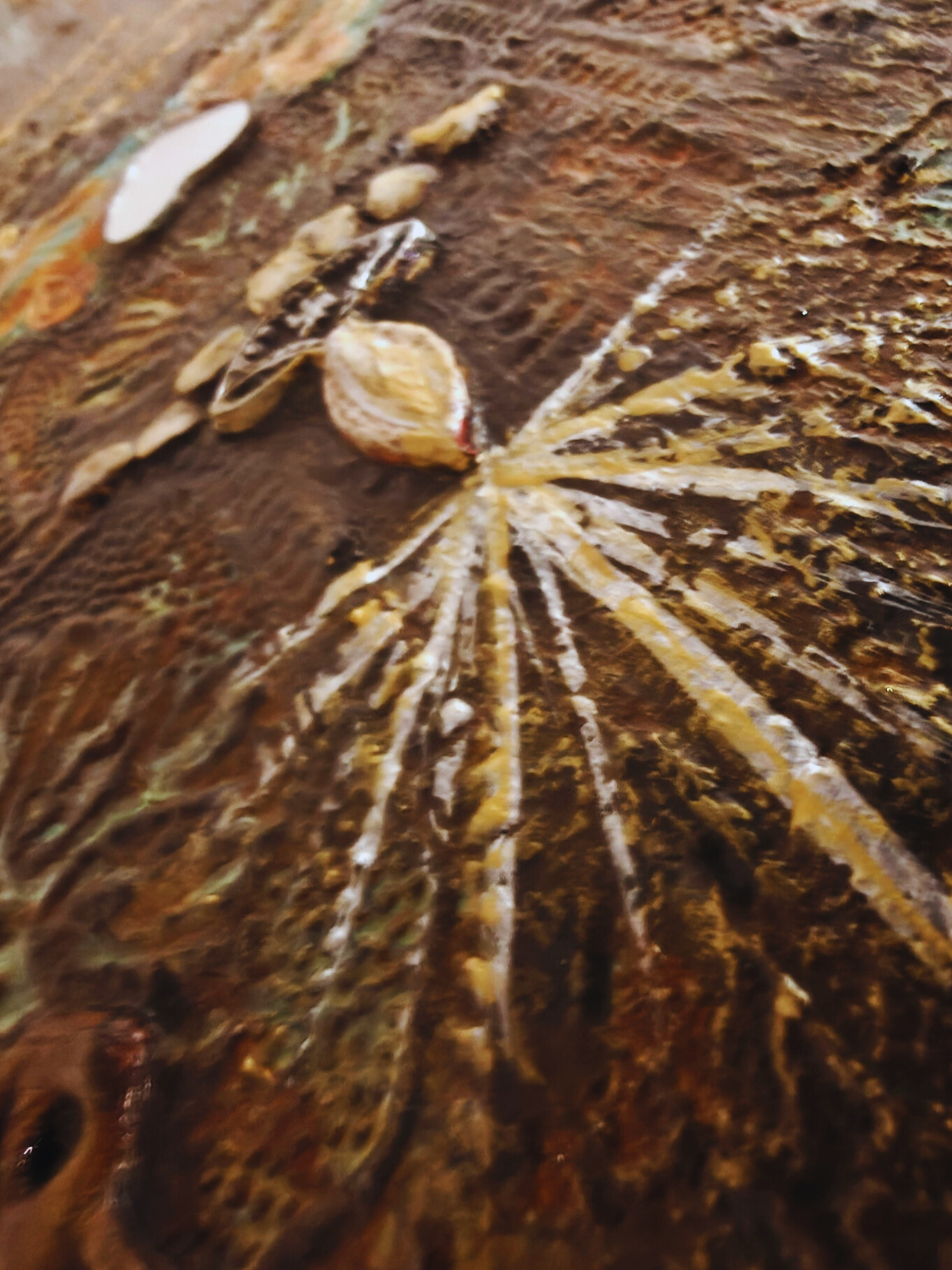 Traditions — original mixed media cultural canvas by Rashmi Malhan