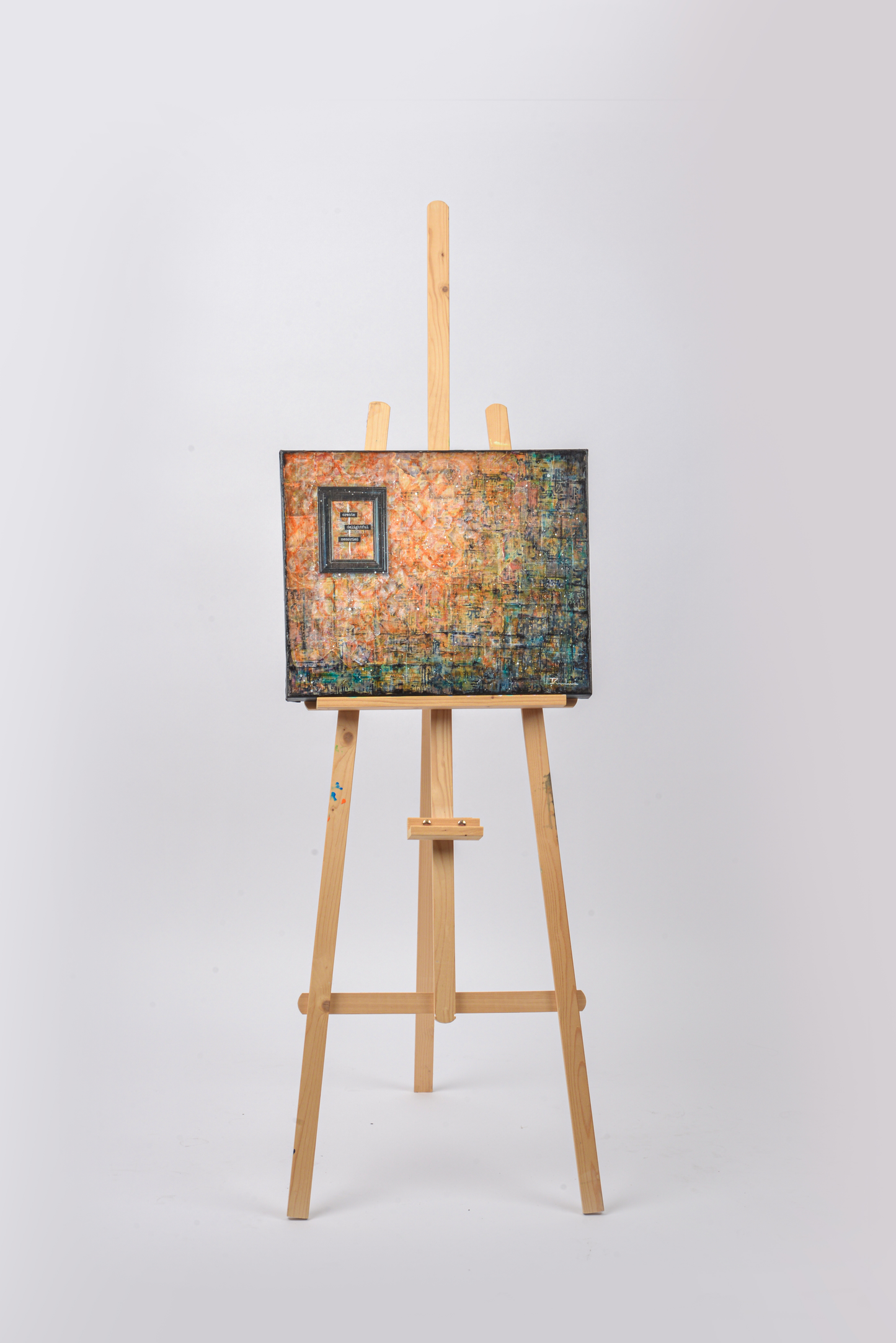 Memories — original mixed media sentimental canvas by Rashmi Malhan