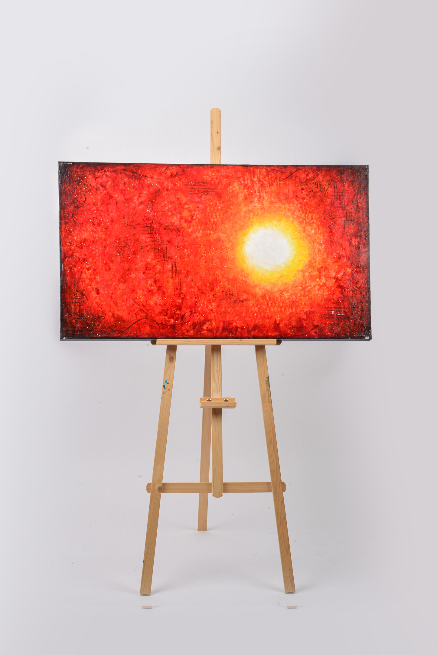 Radiance — original mixed media spiritual canvas by Rashmi Malhan