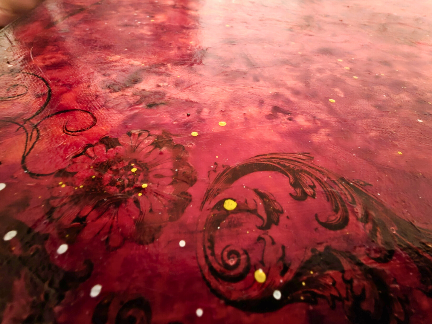 Radiance — original mixed media spiritual canvas by Rashmi Malhan