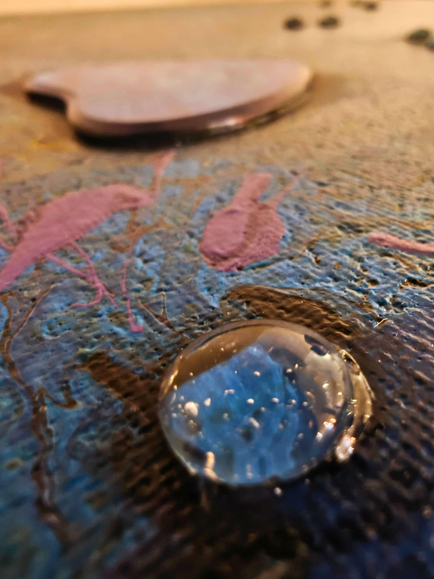 Heart of the Ocean — original mixed media nature-inspired canvas by Rashmi Malhan