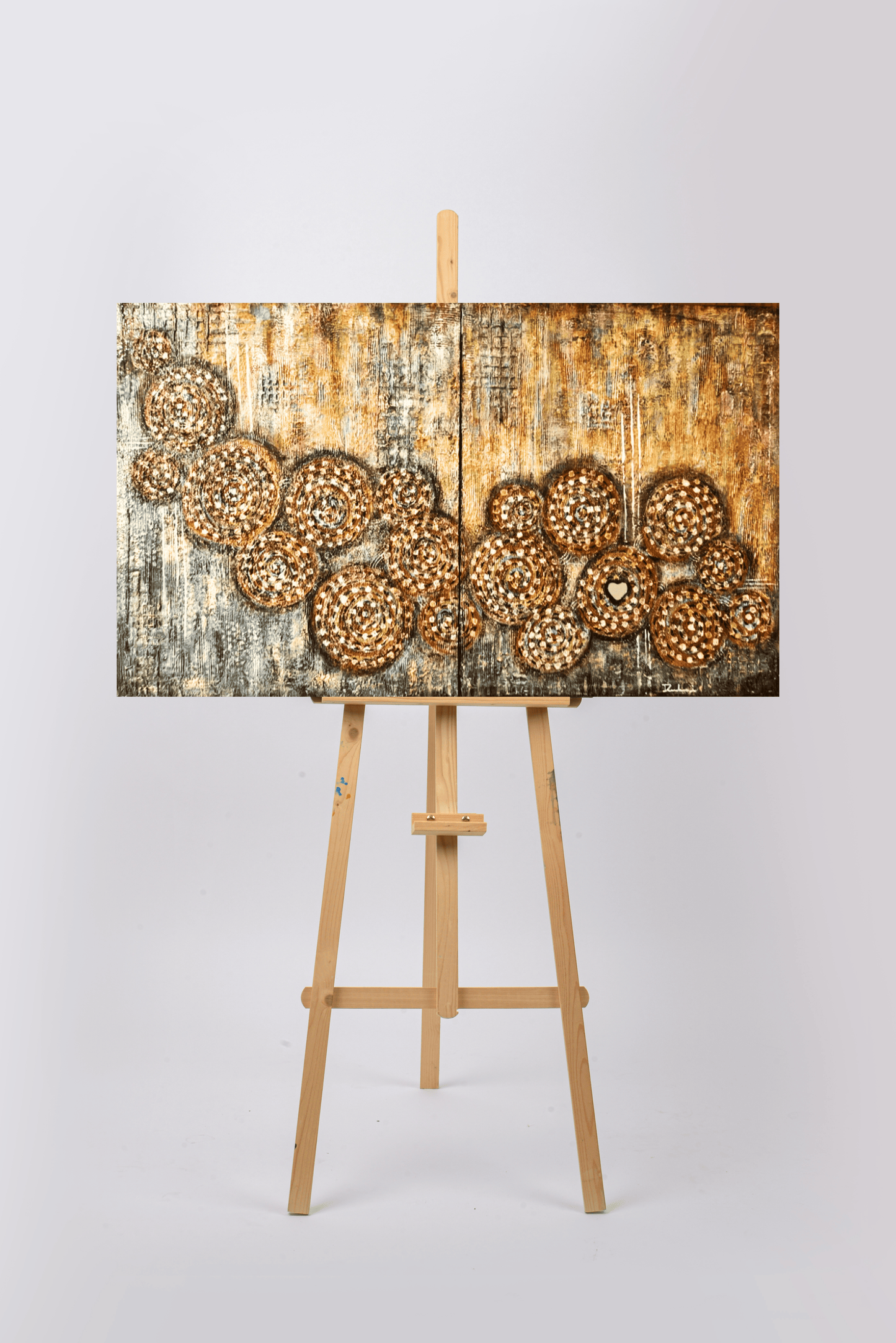 What We Keep — original mixed media sentimental canvas by Rashmi Malhan