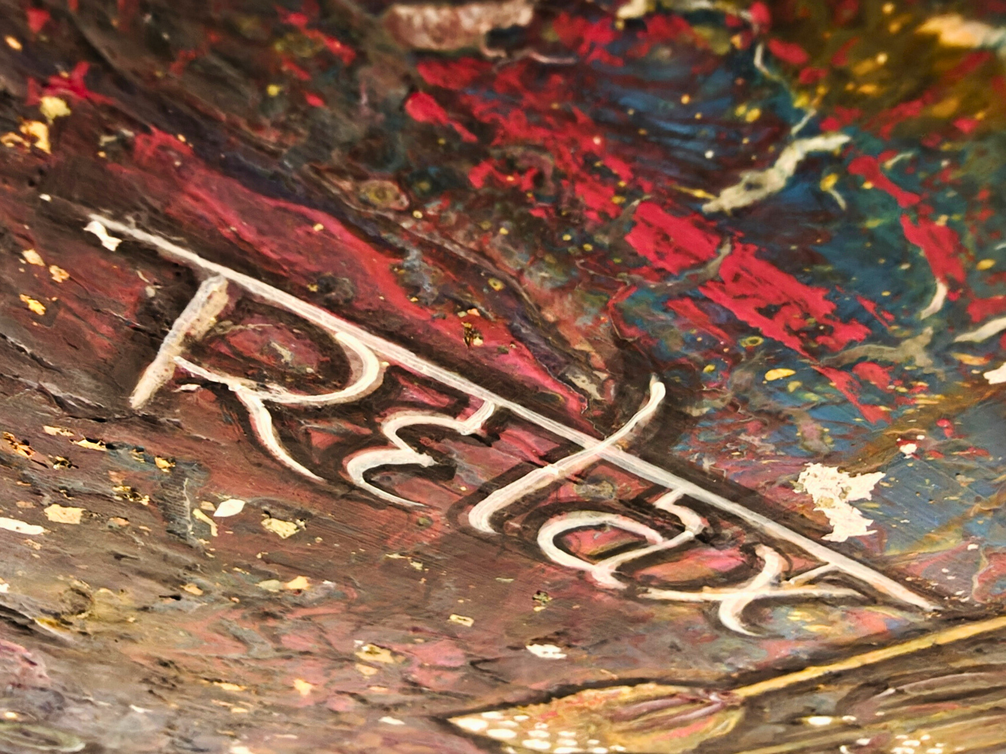 Quiet Faith — original mixed media spiritual canvas by Rashmi Malhan