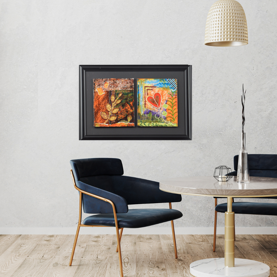 Seasonality — original mixed media nature-inspired canvas by Rashmi Malhan